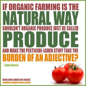 think organic produce